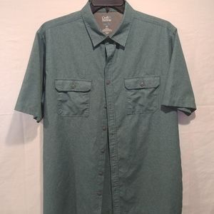 Men's Croft & Barrow XLT short sleeve button down casual shirt.